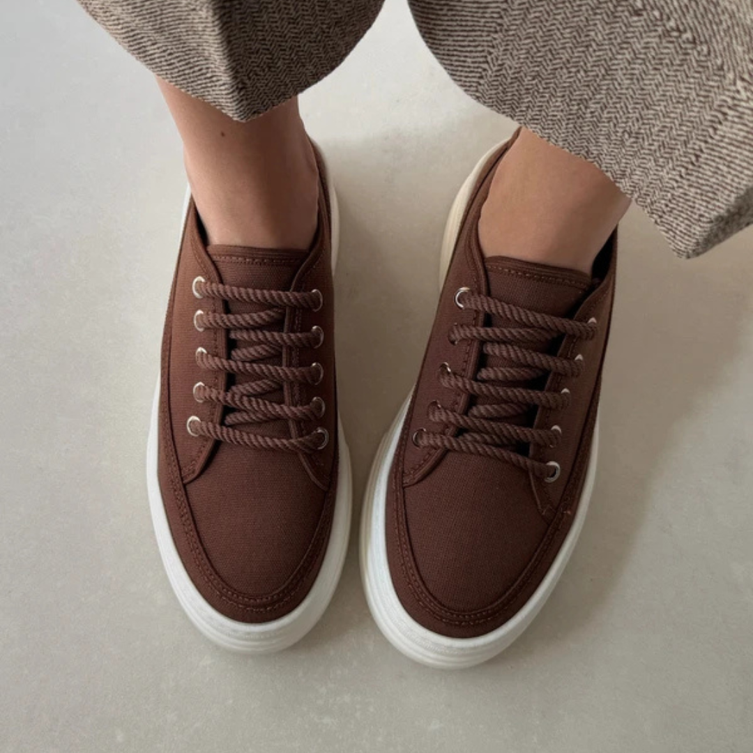 Zapatillas de Lino con Plataforma®