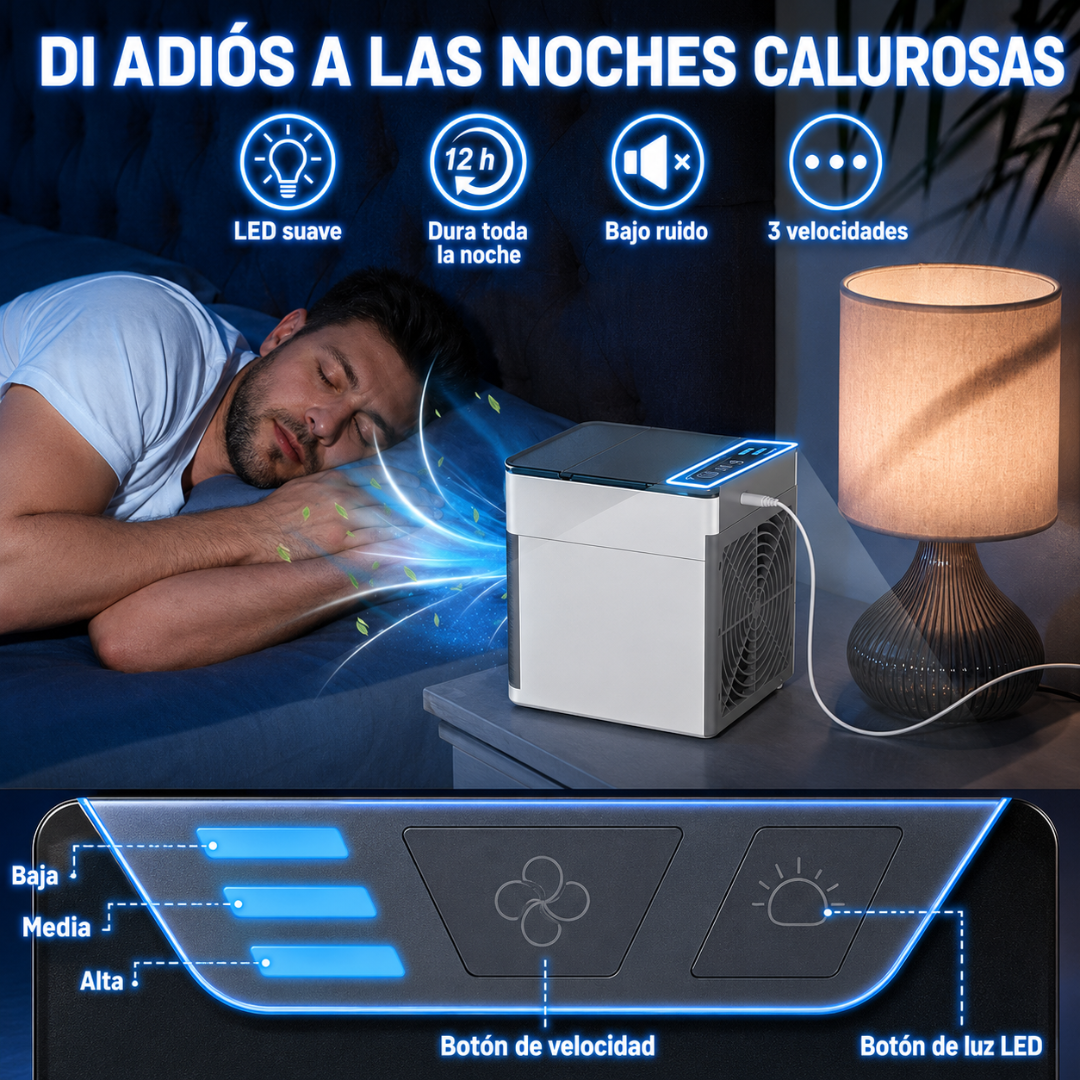 Mini Enfriador de Aire Portátil