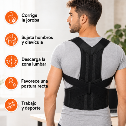 Corrector Postural Ajustable para Espalda®