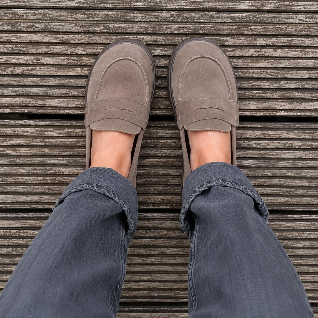 Mocasines Clásicos con Suela de Goma