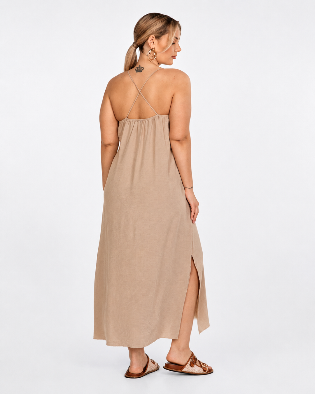 Vestido largo con tirantes®