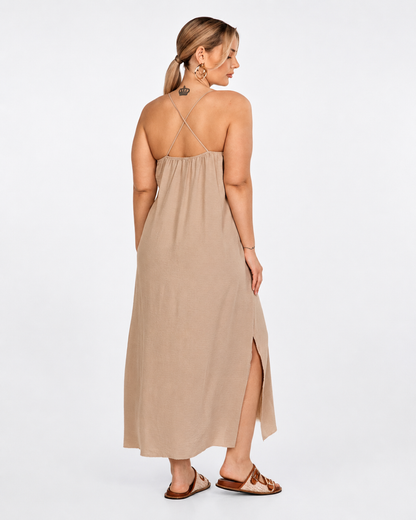 Vestido largo con tirantes®