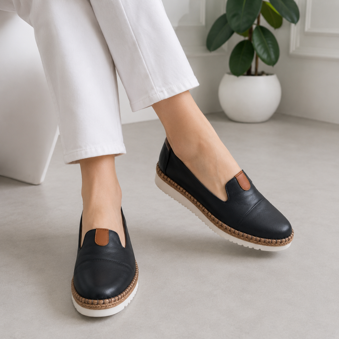 Zapato Plano con Detalle de Yute®
