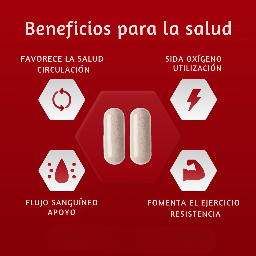 Suplemento Nutricional para el Apoyo de la Resistencia y la Circulación