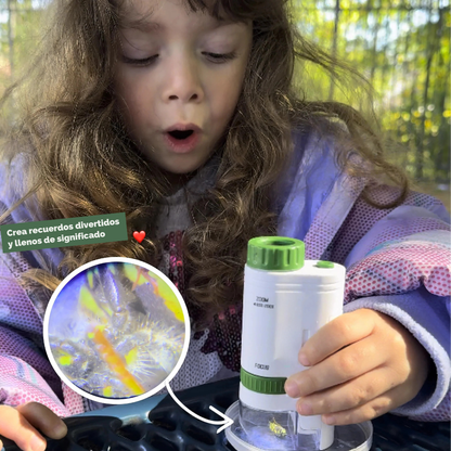 Mini Microscopio Portátil para Pequeños Exploradores