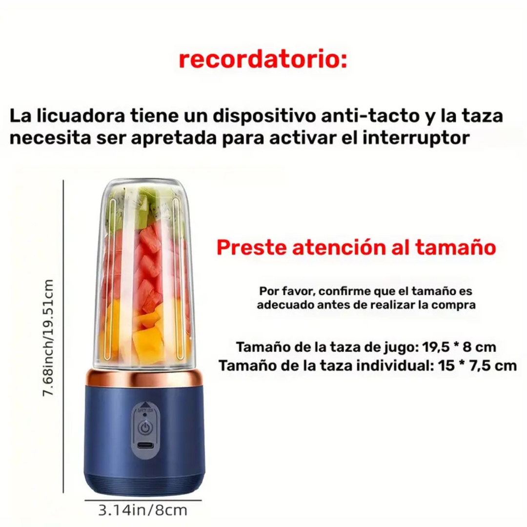 Licuadora portátil inalámbrica recargable®