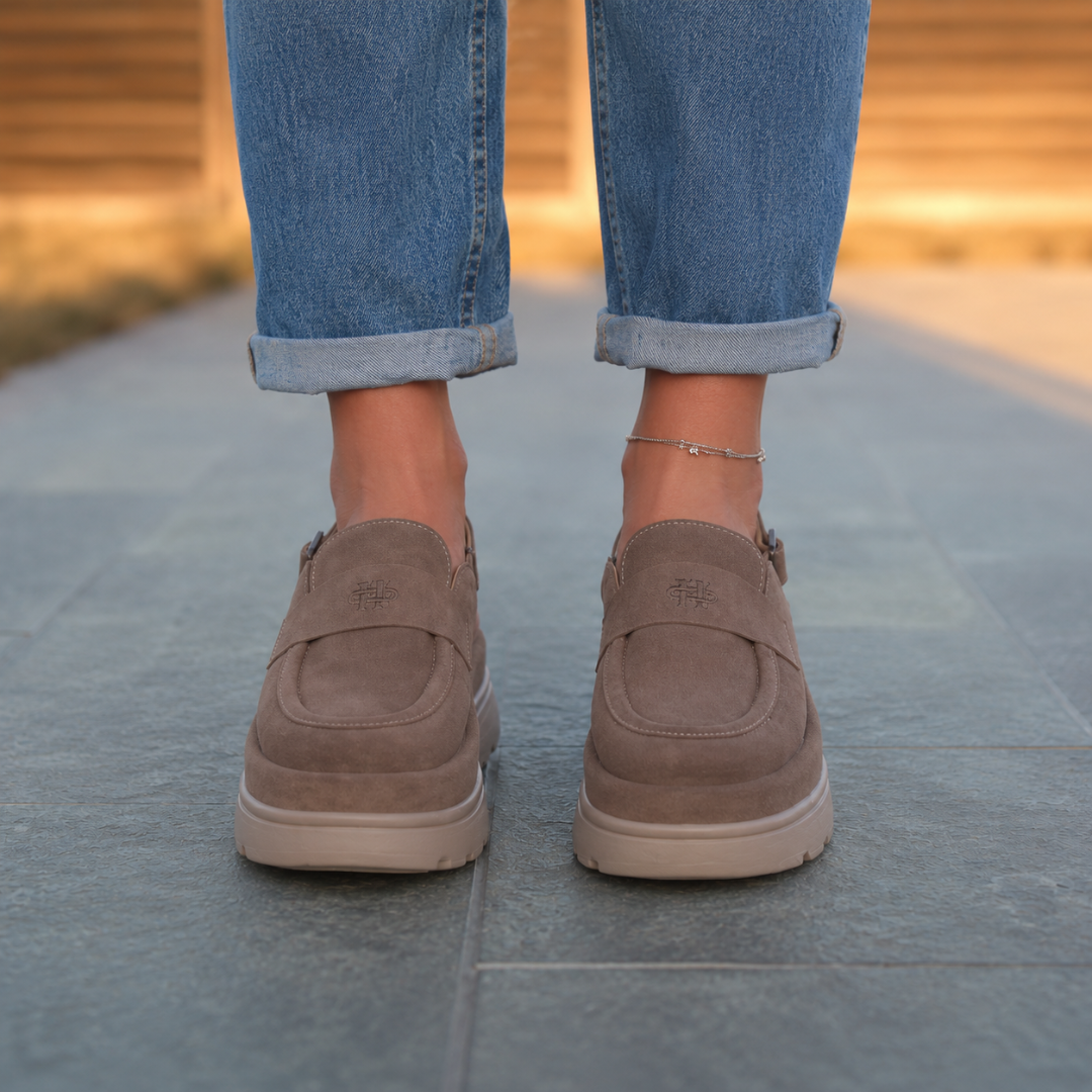 Zapatillas de suela gruesa