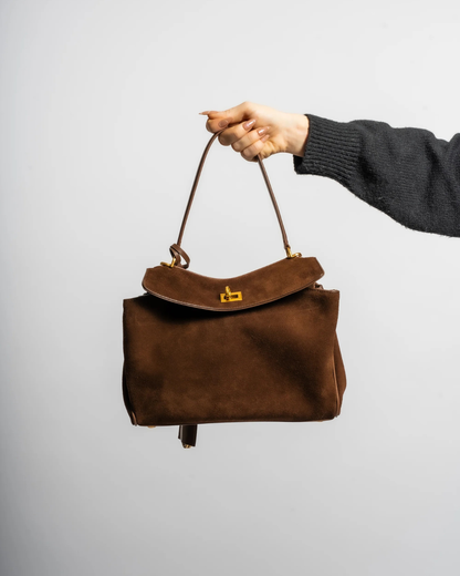 Bolso de mano con silueta esculpida para mujer