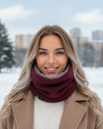 Bufanda de Cuello Elegante con Forro de Terciopelo®