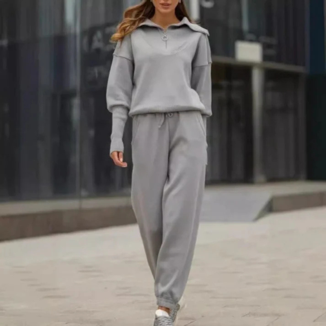 Conjunto Deportivo de 2 piezas Top y Pantalones de Chándal Para Mujer