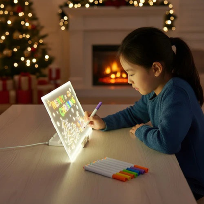 Pizarra LED Acrílica con Efecto Neón