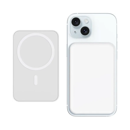 Batería Externa con Doble Modo Carga Magnética para MagSafe y Carga por Cable (5000mAh)