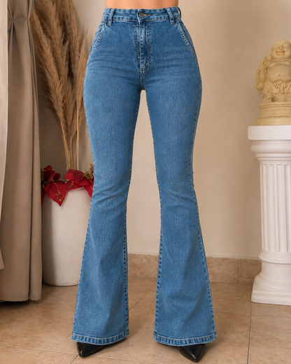 Pantalón Flare Elástico