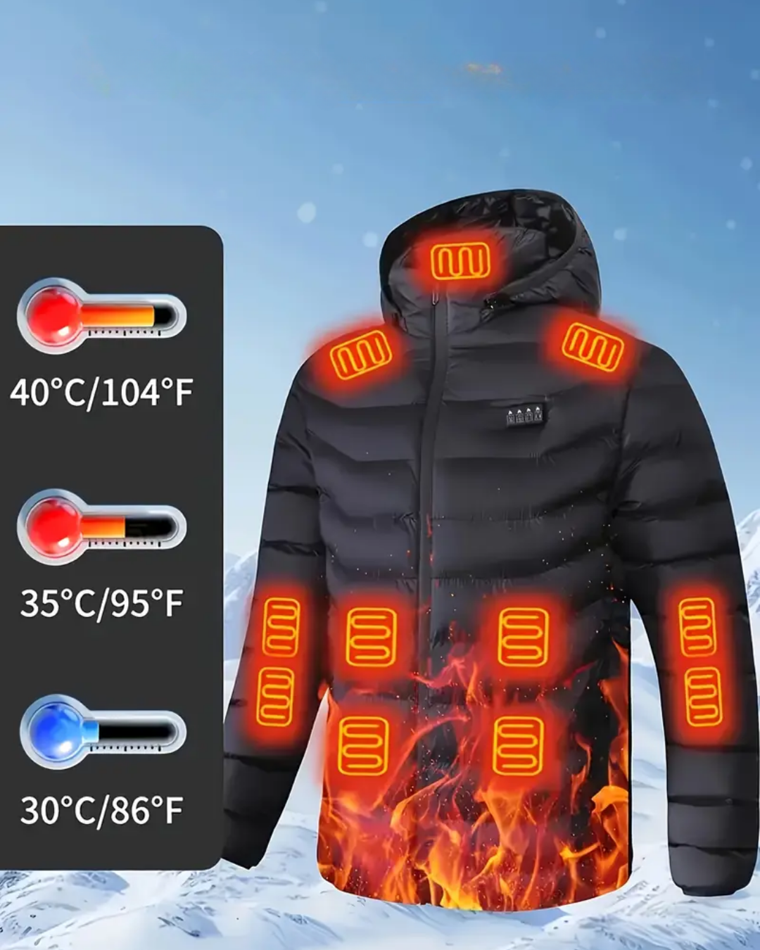 Chaqueta Térmica USB Confort Invierno para Hombre®