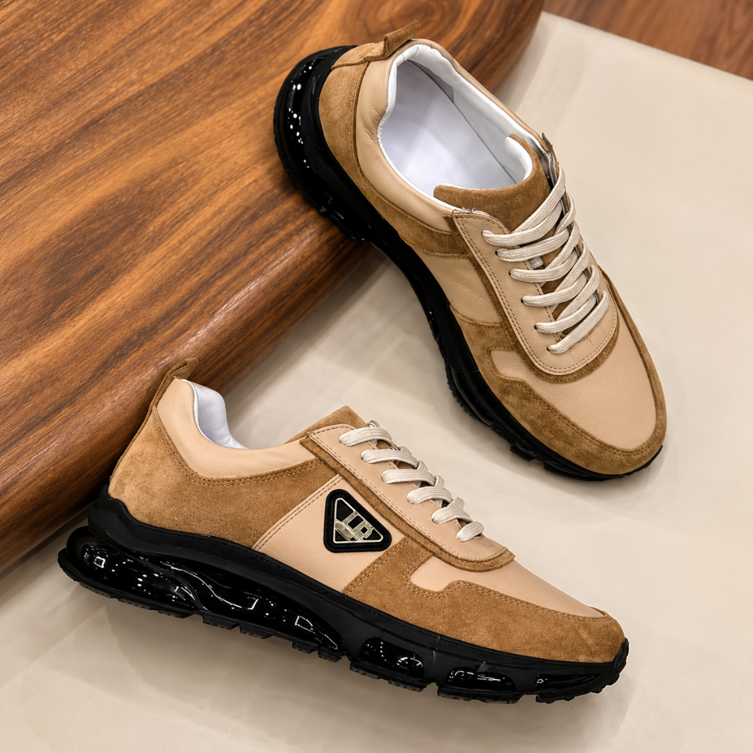 Zapatillas Deportivas en Piel y Gamuza®
