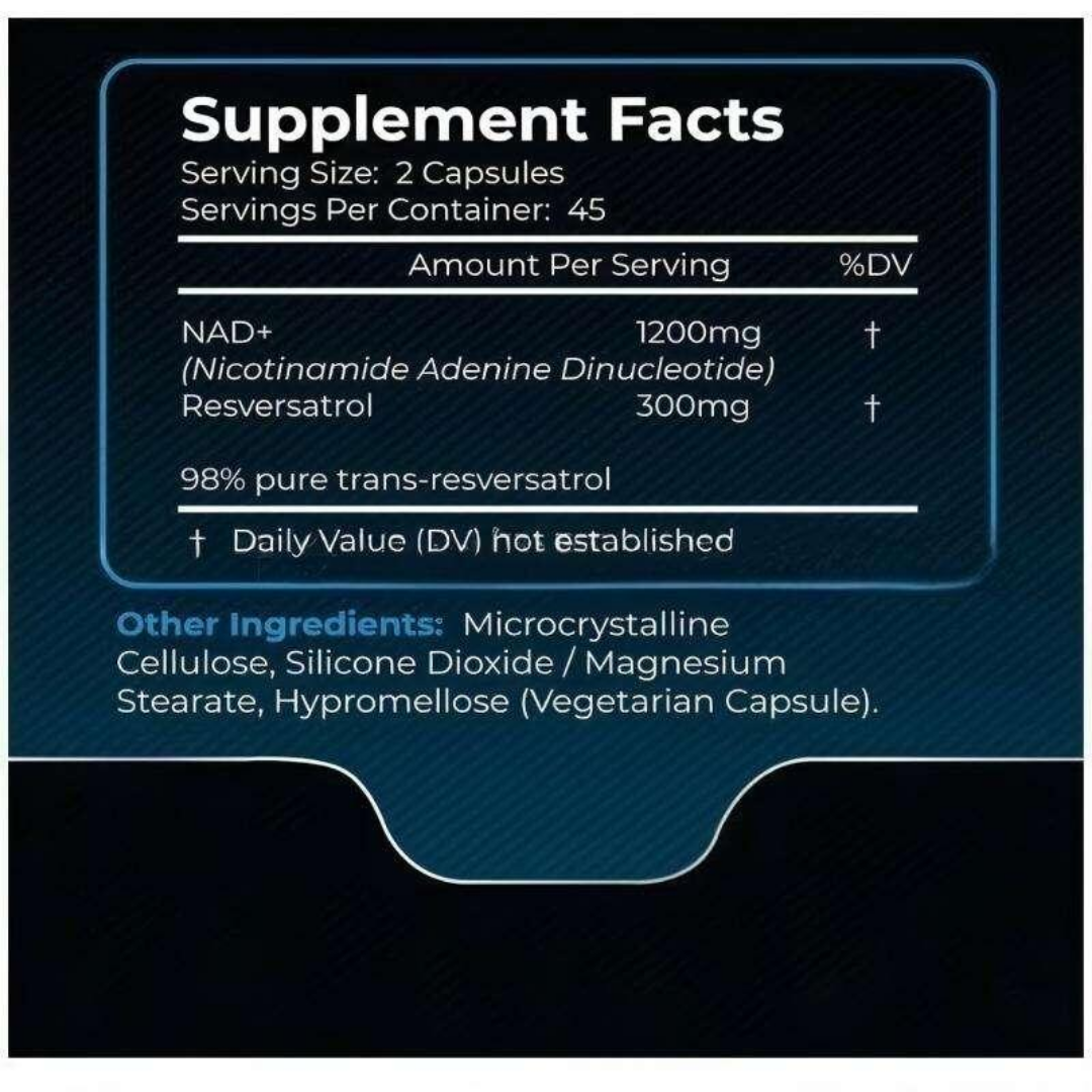 Potencia tu Vitalidad con Wellness LabsRx: NAD+ y Resveratrol Liposomal