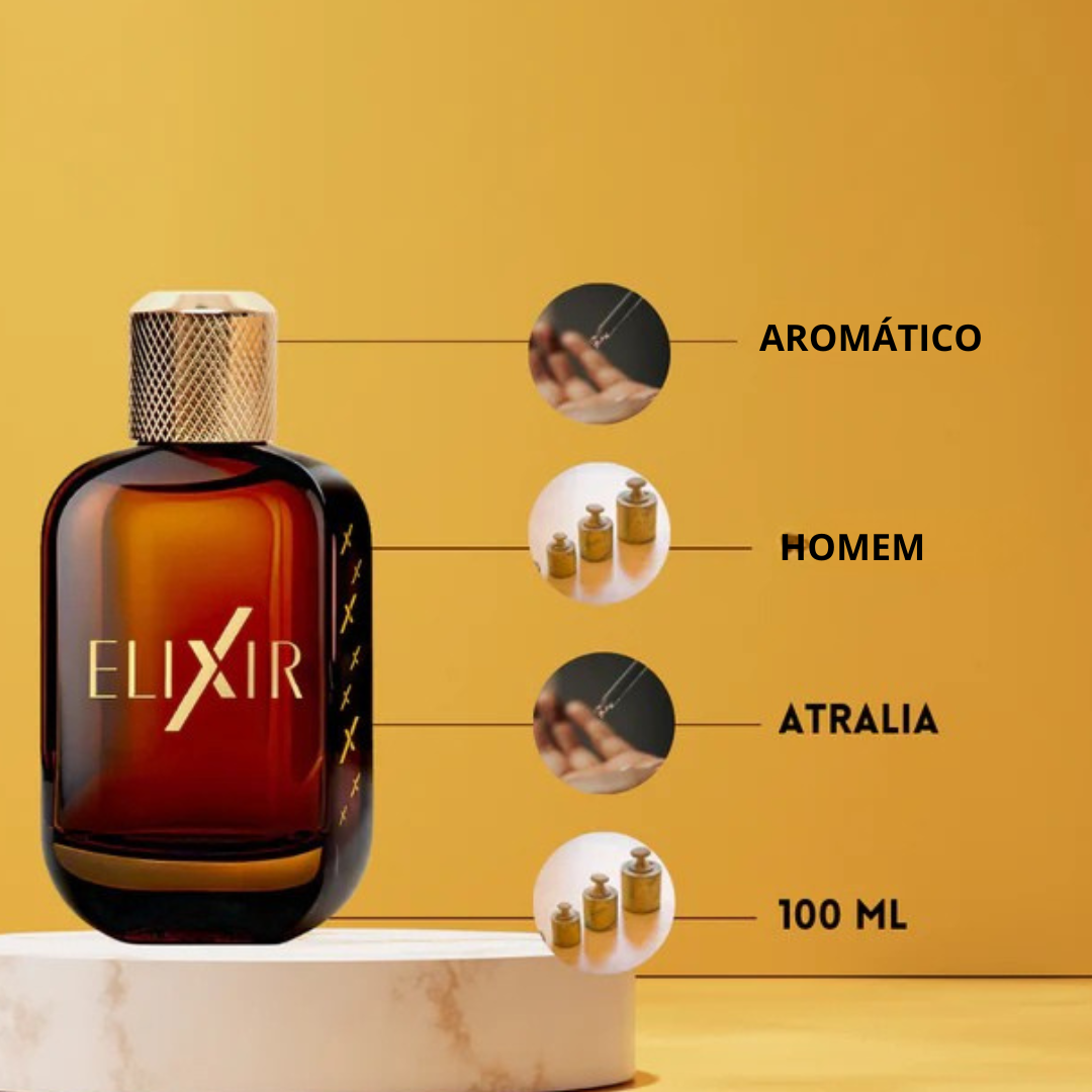 Perfume Atralia Elixir para Hombre de Larga Duración -100 ml