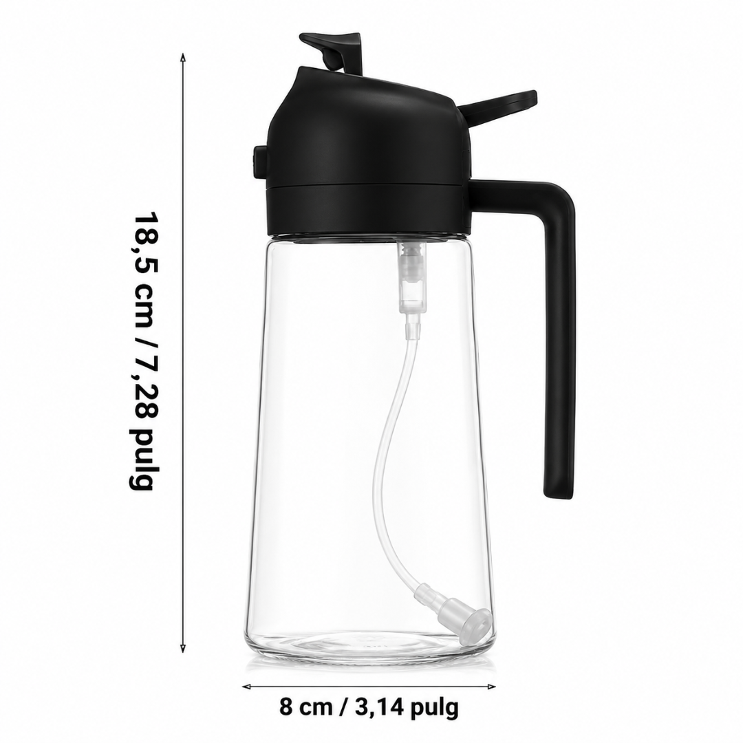 Dispensador de Aceite 2 en 1 con Pulverizador®
