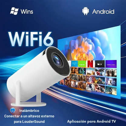 Proyector ultra HD con sistema operativo android