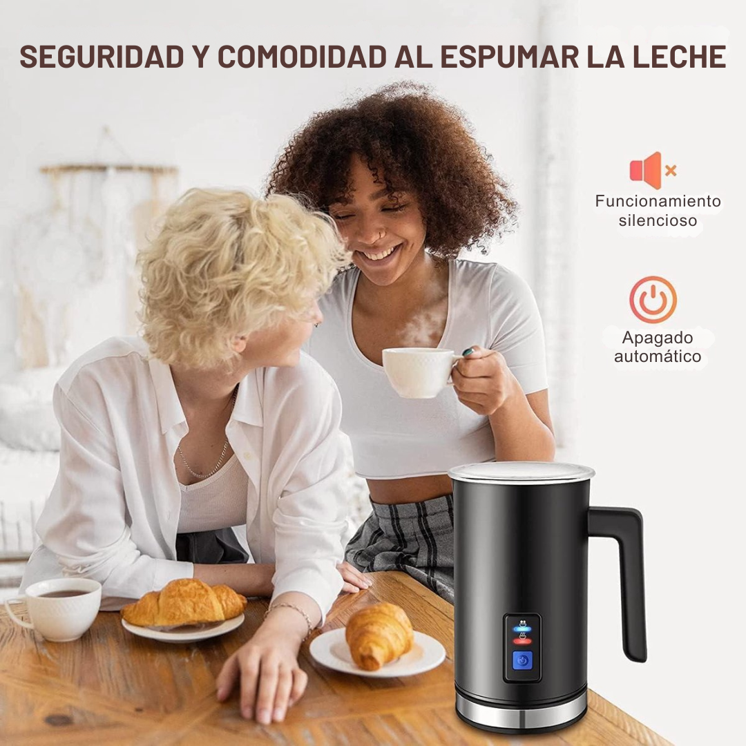 Espumador de Leche Eléctrico Crea Café de Calidad de Cafetería en Casa