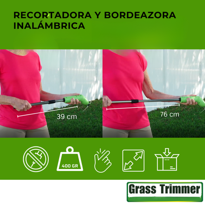 Recortadora y Perfiladora de Jardín Inalámbrica de Alta Precisión®