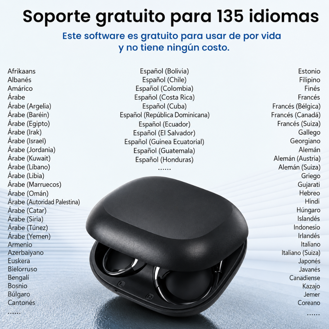 Auriculares Inteligentes de Traducción Instantánea