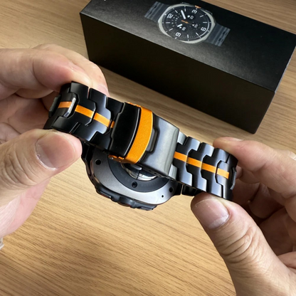 Reloj Deportivo con Correa de Titanio Futurista y Funcional®