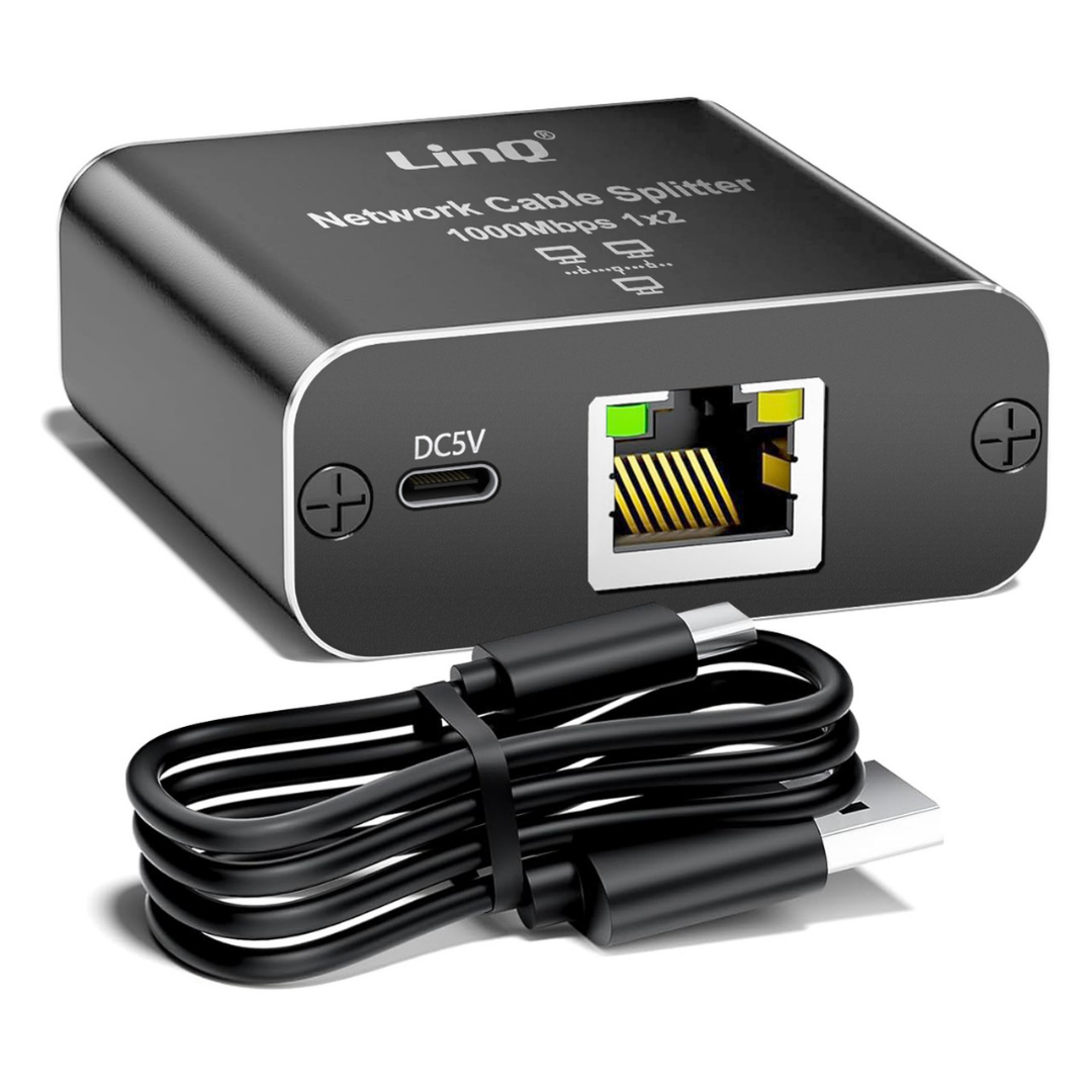 Duplicador Ethernet Gigabit 1000 Mbps