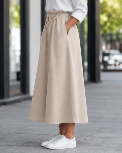 Pantalón Holgado de Corte Fluido®