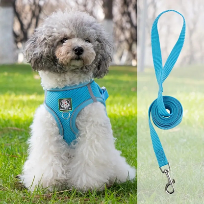 Chaleco suave de malla para perros y gatos