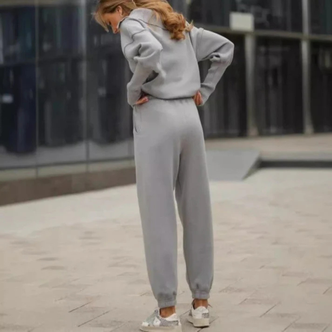 Conjunto Deportivo de 2 piezas Top y Pantalones de Chándal Para Mujer