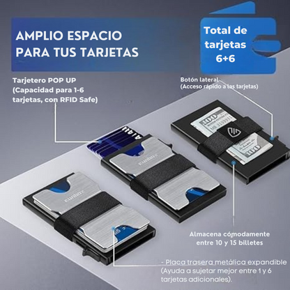 Cartera delgada con tarjetero para hombres®