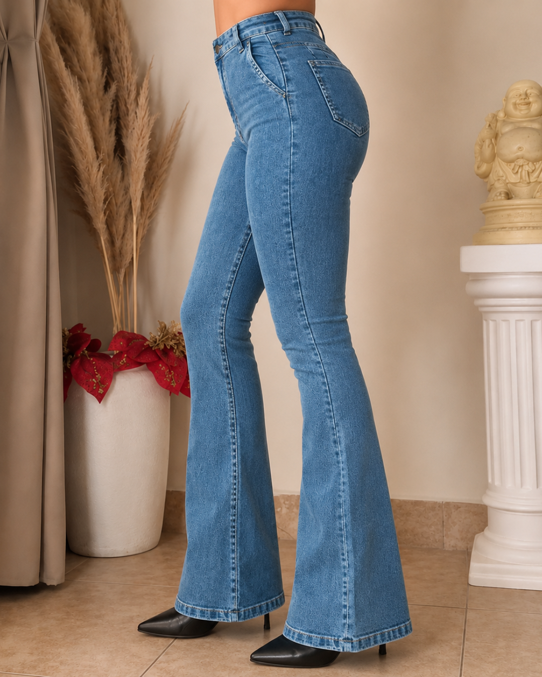 Pantalón Flare Elástico