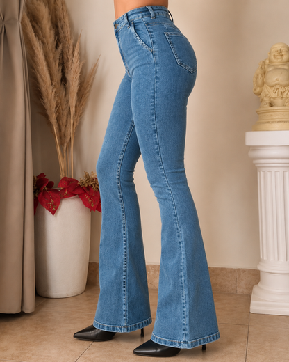 Pantalón Flare Elástico
