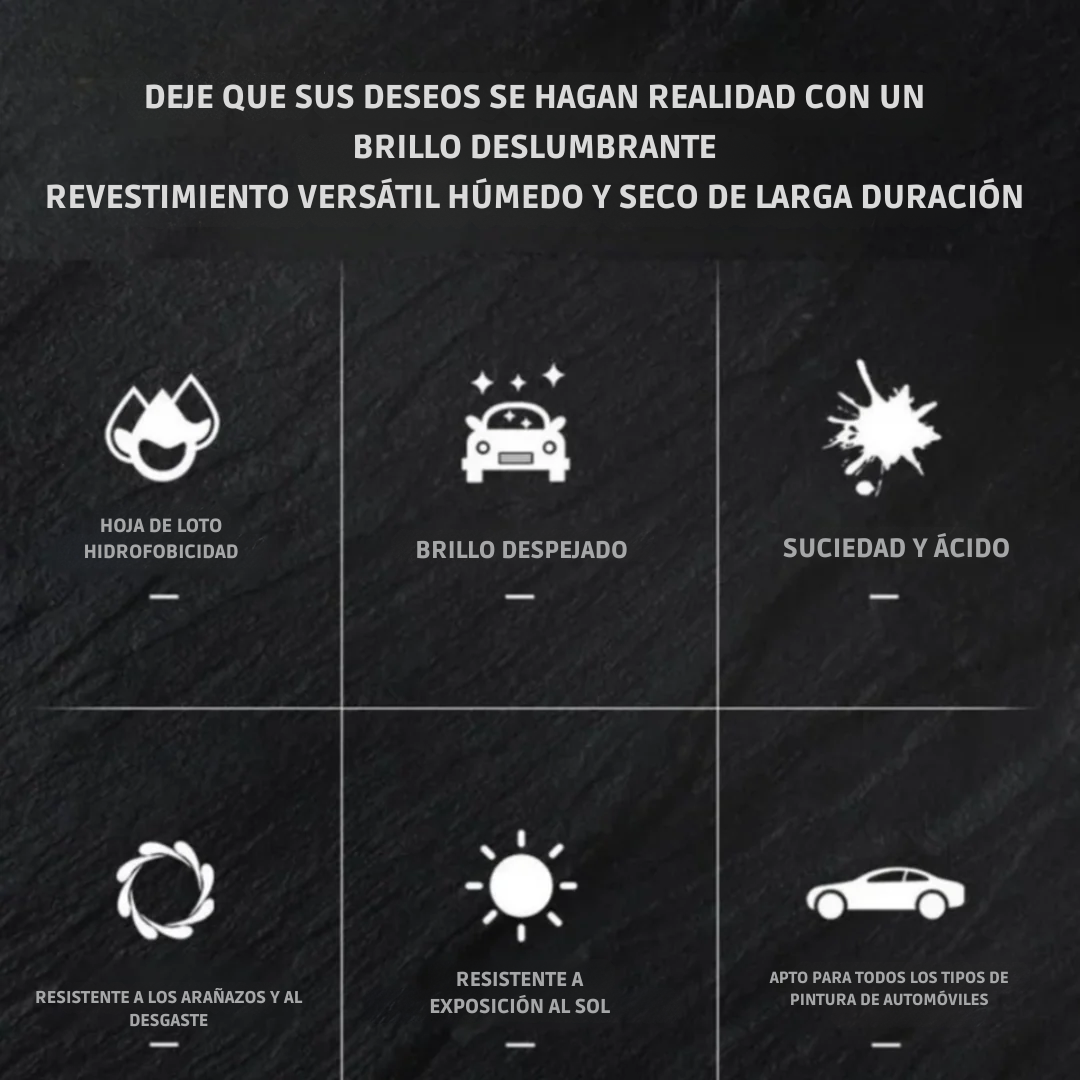 Limpiador de vidrio con efecto repelente al agua de 150ml