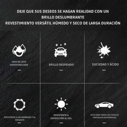 Limpiador de vidrio con efecto repelente al agua de 150ml