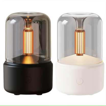Humidificador de Aromaterapia con Luz Ambiental y Conexión USB