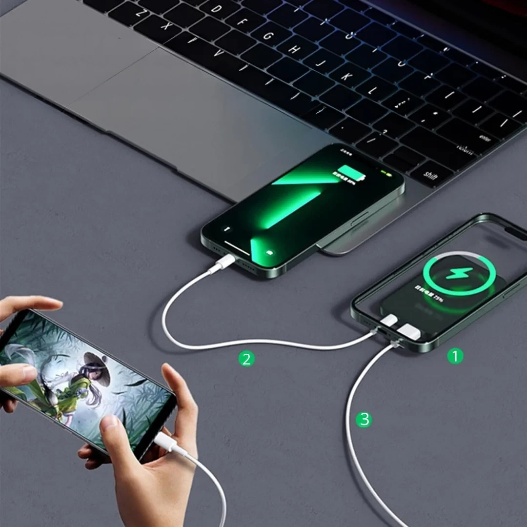 Cargador inalámbrico magnetico de 10000 mAh multifuncional