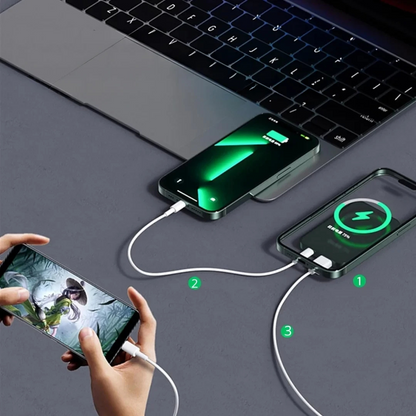 Cargador inalámbrico magnetico de 10000 mAh multifuncional