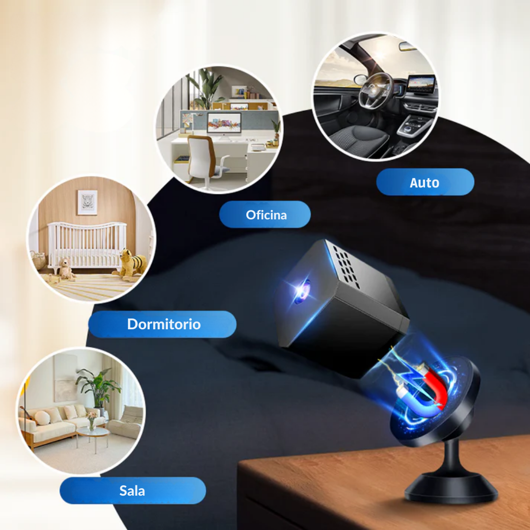 Mini Cámara con Visión Gran Angular y detección de movimiento®