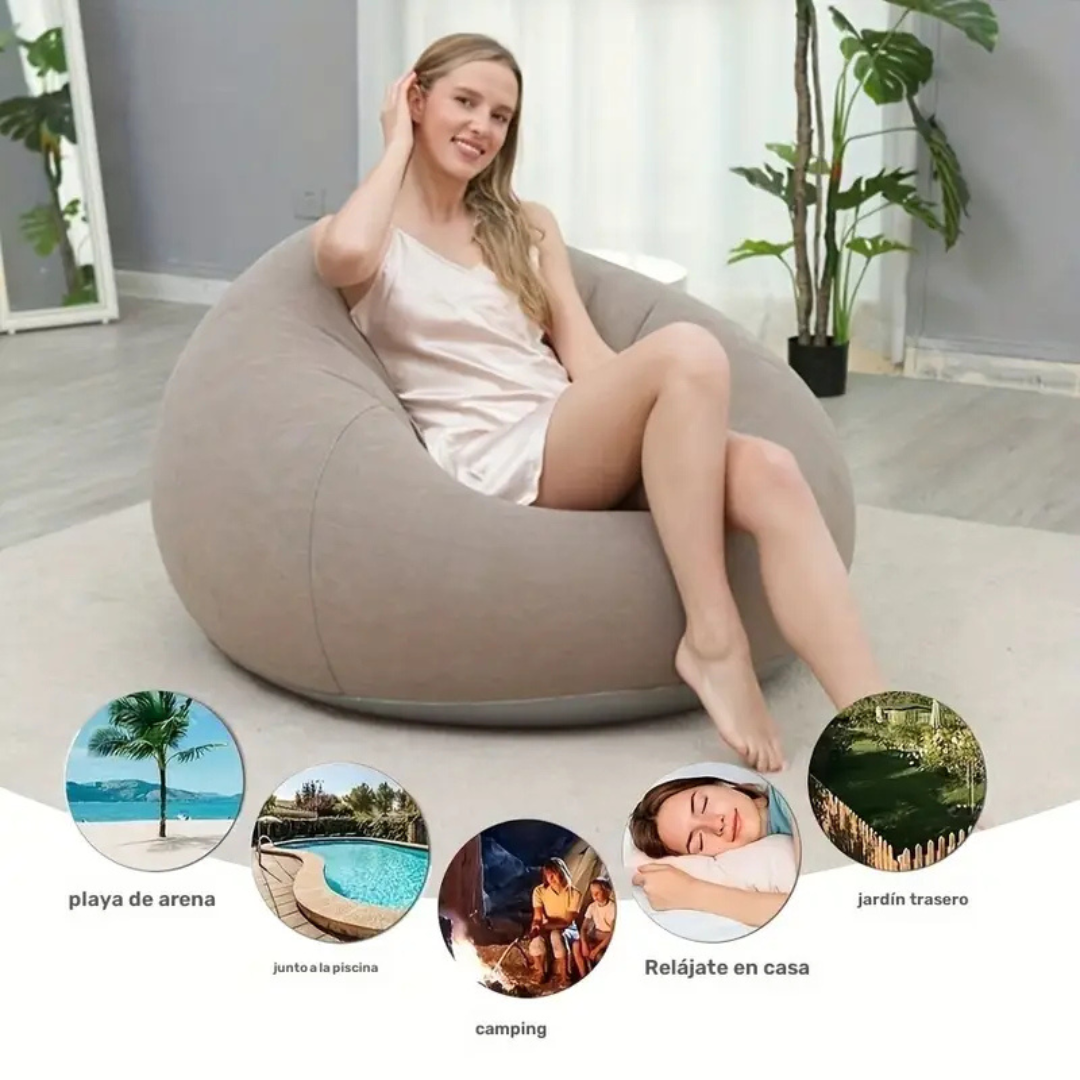 Sillón inflable portátil para tu relajación®