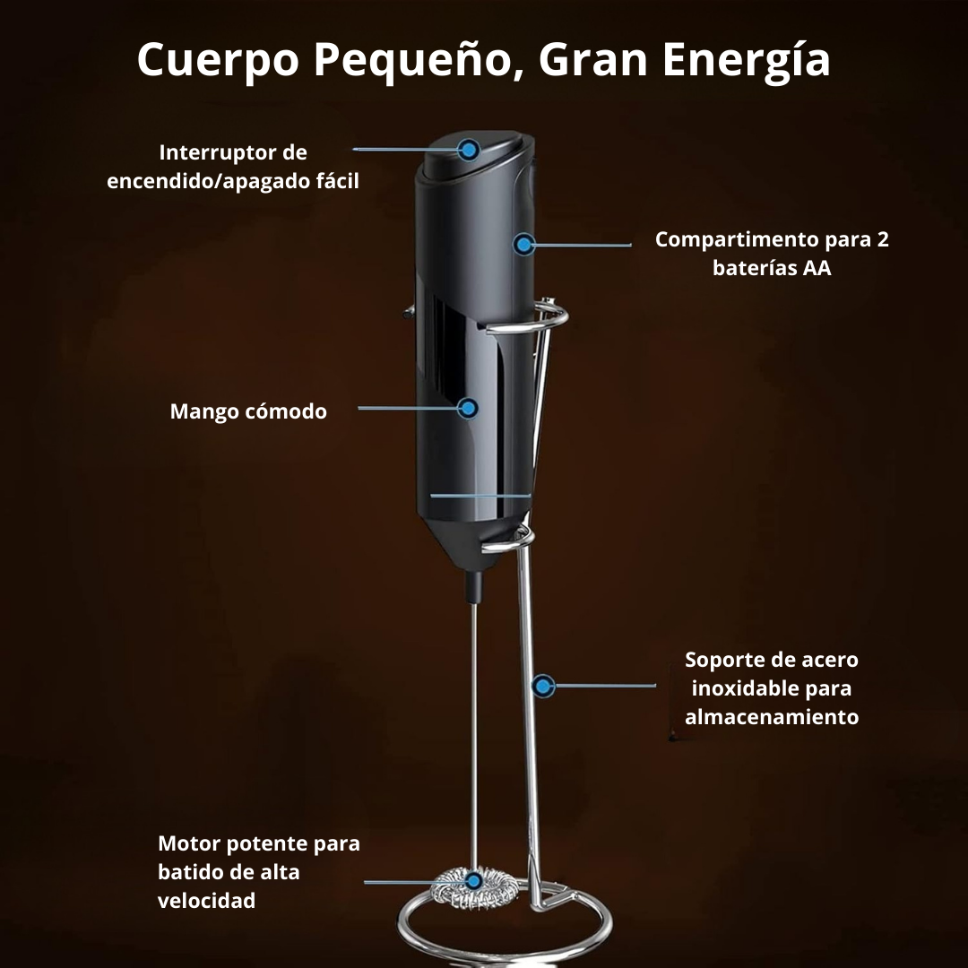 Espumador de Leche Eléctrico de Mano