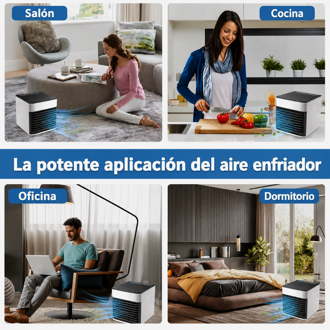 Mini Enfriador de Aire Portátil