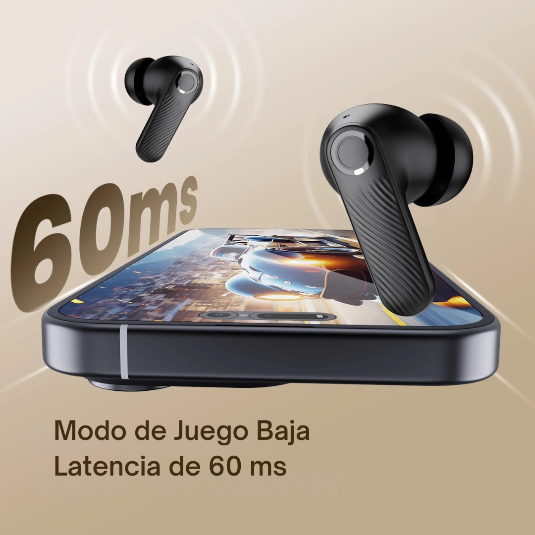 Auriculares Inalámbricos con Cancelación de Ruido y Carga Ultrarrápida®