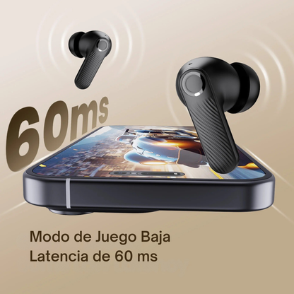 Auriculares Inalámbricos con Cancelación de Ruido y Carga Ultrarrápida®