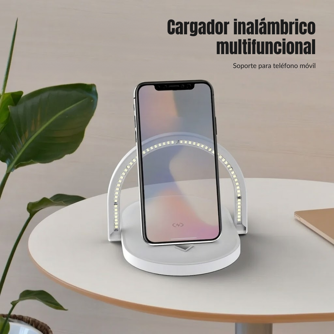 Cargador 3 en 1 con Luz Nocturna