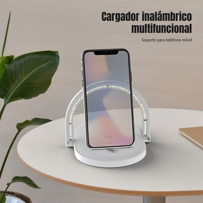 Cargador 3 en 1 con Luz Nocturna