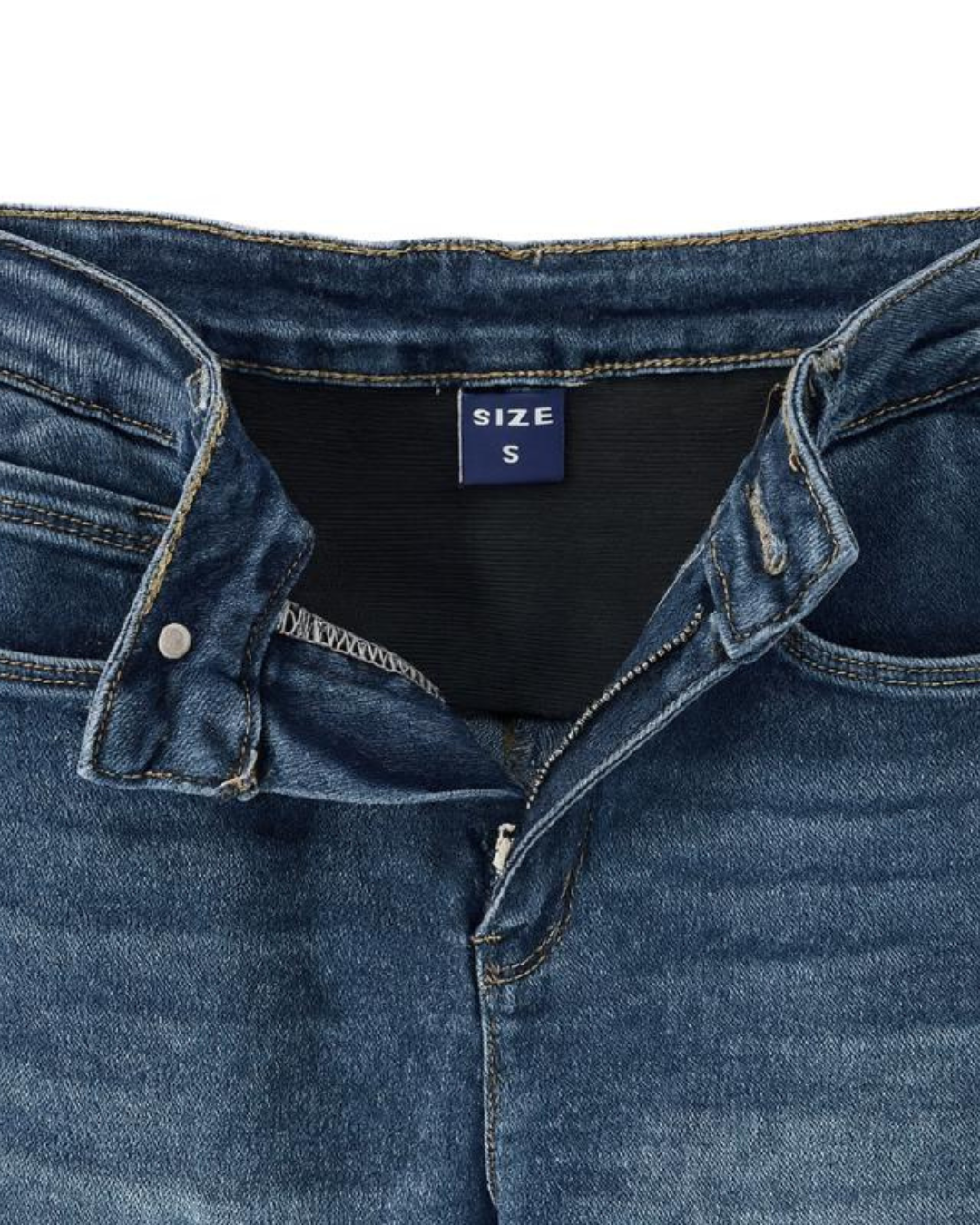 Pantalón recto con faja integrada y efecto moldeador