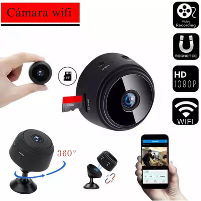 Mini Cámara de Vigilancia con Visión Nocturna y Monitoreo Remoto