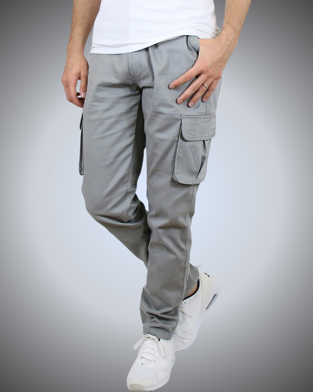 Pantalón Cargo Elástico para Hombre®